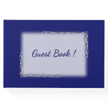 ネイビーブルーパーソナライズされたスパイン