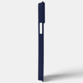 ネイビーブルーパーソナライズされたモノグラムと名前 Case-Mate iPhoneケース (裏面 / 右)