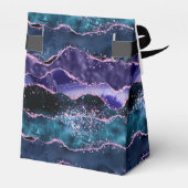 ネイビーブルーパープル海アゲート誕生日サンキューサンキュー フェイバーボックス (裏面サイド)