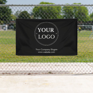 ネイビーブルービジネスロ企業のゴプロフェッショナル 横断幕