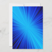 ネイビーブルービジネス達成祝賀会招待状 招待状 (裏面)