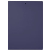 ネイビーブルーピンクジオメトストライプのリパーソナライズされたー名 クリップボード (裏面)