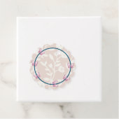 ネイビーブルーピンクバタフライフローラ フェイバータグ (インサイチュ)