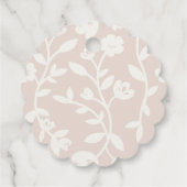 ネイビーブルーピンクバタフライフローラ フェイバータグ (裏面)