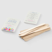 ネイビーブルーピンクワイルドレインフォレストエバーグリーン結婚ズ ハンドファン (組立なし)