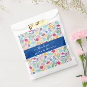 ネイビーブルーピンクワイルドレインフォレストエバーグリーン結婚ズ フェイバーバッグ (封をした状態)