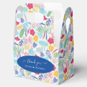 ネイビーブルーピンクワイルドレインフォレストエバーグリーン結婚ズ フェイバーボックス (オープン)