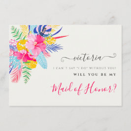 ネイビーブルーピンクワイルドレインフォレスト花嫁カード メニュー