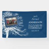 ネイビーブルーファミリーフォト懇親会 横断幕 (横)