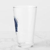 ネイビーブルーファミリーレイクハウス航海のいかりオール タンブラーグラス (左)