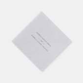 ネイビーブルーフォーマル書道エレガント | 結婚s スタンダードカクテルナプキン (角)