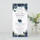 ネイビーブルーフローラシルバーキンセニェライベント順 プログラム (スタンド正面)