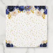 ネイビーブルーフローラプリンセスキンセアニラ フェイバータグ (裏面)