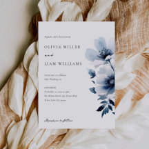 ネイビーブルーフローラ結婚ズ