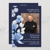 ネイビーブルーフローラ記念葬祭令 プログラム (正面/裏面)