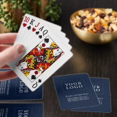 ネイビーブルーブランドのカスタムビジネスロゴプロモーション トランプ (インサイチュ)