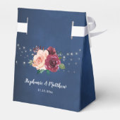 ネイビーブルーブルゴーニュバラストリングライツ結婚ズ フェイバーボックス (裏面サイド)