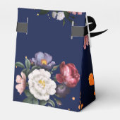 ネイビーブルーブルゴーニュバラ結婚ズカスタム フェイバーボックス (裏面サイド)