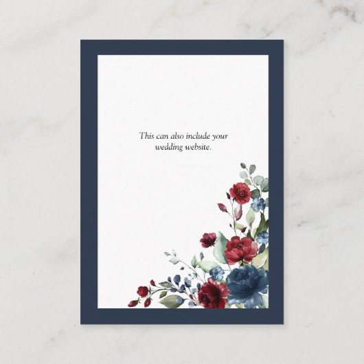 ネイビーブルーブルゴーニュフローラウォーター色詳細 エンクロージャーカード (裏面)