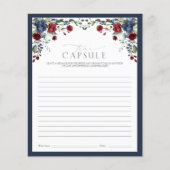 ネイビーブルーブルゴーニュータイムカプセルフローラシャワーゲーム (正面)