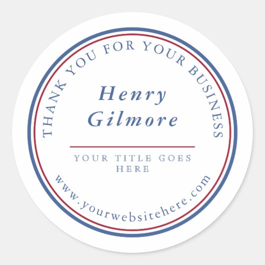 ネイビーブルーブルゴーニュ ラウンドシール (正面)