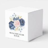 ネイビーブループラッシュピンク感謝していフローラユー フェイバーボックス (裏面サイド)