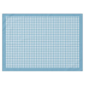 ネイビーブループレイドテーブルクロスクラシックダイニングデコール テーブルクロス (正面(横))