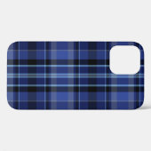 ネイビーブループレイド Case-Mate iPhoneケース (裏面 (横))