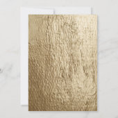 ネイビーブルーホワイトと金ゴールド水彩ブライダルシャワー 招待状 (裏面)