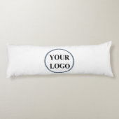 ネイビーブルーホワイトグリッターパーソナライズされたギフトアイディア ボディピロー (裏面)