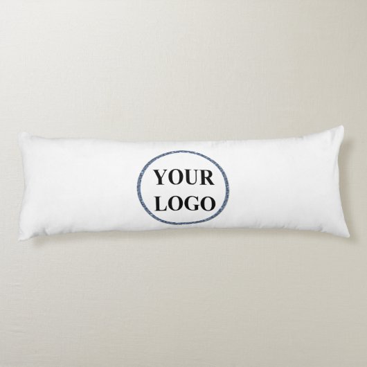 ネイビーブルーホワイトグリッターパーソナライズされたギフトアイディア ボディピロー (裏面)