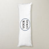 ネイビーブルーホワイトグリッターパーソナライズされたギフトアイディア ボディピロー (裏面 (縦))