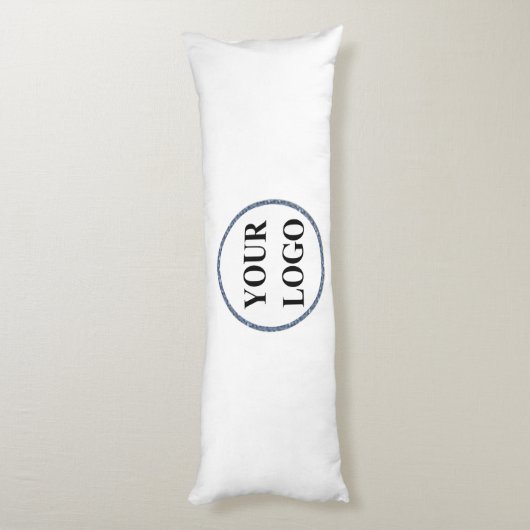 ネイビーブルーホワイトグリッターパーソナライズされたギフトアイディア ボディピロー (裏面 (縦))