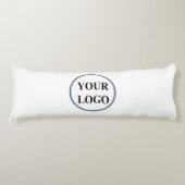 ネイビーブルーホワイトグリッターパーソナライズされたギフトアイディア ボディピロー (正面)