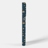 ネイビーブルーホワイト金ゴールドスター Case-Mate iPhoneケース (裏面 / 右)