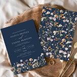 ネイビーブルーボホーワイルドフラワー庭園の結婚式 招待状<br><div class="desc">Boho Wildflower庭園の結婚式招待状で自然のロマンスにゲストを浸す。未踏のインスパイア開花の美しいによって、この招待は自由奔放なお祝いの本質を捉える。魅力的なデザインは、緑豊かな緑の中で繊細なワイルドフラワー踊りを備え、あなたの庭園の結婚式に完璧なトーンを設定。ボーホシックな美意識はトーンで補完自然され、招待状が愛の物語の魔法の中で共有にゲストをさせる夢のような雰囲気を作り出す。複雑に作られた招待状は忘れられない旅を約束し、愛する人々を誘って自然のキャンバスの美しいの中で2つの魂の統合を目撃する。素朴な魅力とお洒落詳細を持つ、この招待は、あなたのハートの庭でユニーク開花の愛の証である。この招待を待ち受けている魅惑的な日を初めて見てみよう。永遠にお祝いを約束し、山花そのものとして鮮やかも期待できるのだ。</div>