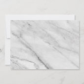 ネイビーブルーボーイ大理石バプテスマ写真 招待状 (裏面)