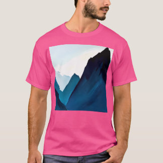 ネイビーブルーマウンテンズアクティブ Tシャツ