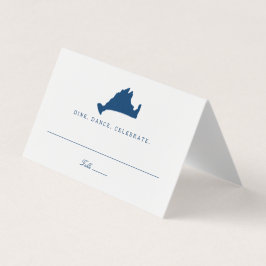 ネイビーブルーマルタスヴィンヤード結婚のマップの座席