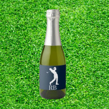 ネイビーブルーマンゴルファーモノグラム