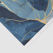 ネイビーブルーマーブルデコップページ 薄葉紙 (詳細)