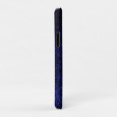 ネイビーブルーミルキーウェイの星と書道銀河系 Case-Mate iPhoneケース (裏面/右)