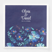 ネイビーブルーメキシコフローラフィエスタ結婚ズ (正面)