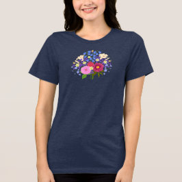 ネイビーブルーメンシュトラウス トライブレンドＴシャツ
