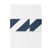 ネイビーブルーモダンウェディングはベリーバンドを招く 招待状ベリーバンド (裏面例)