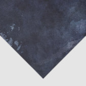 ネイビーブルーモダンウォーター結婚カラー 薄葉紙 (詳細)