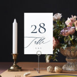 ネイビーブルーモダンオン白結婚書 テーブルナンバー<br><div class="desc">Navy Blue on White Kipediaのテーモダンブル番号とモダン印象的なコレクションの一部</div>