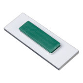 ネイビーブルーモダンカスタムロゴ磁石従業員スタッフ 名札 (裏面)