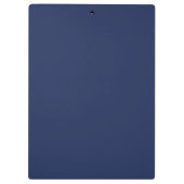 ネイビーブルーモダン金ゴールドスガーリークリプト名 クリップボード (裏面)