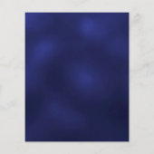 ネイビーブルーユーカリ結婚式のタイムライン チラシ (裏面)